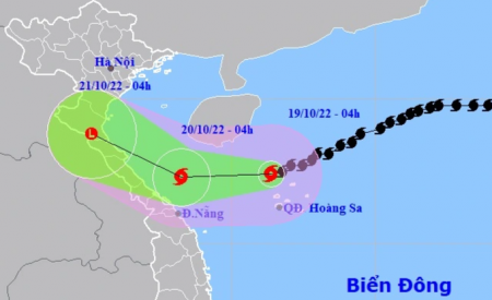 Bão số 6 tiếp tục giảm cường độ